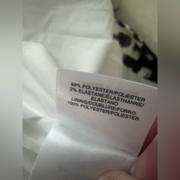 Kasper - b&w large modern check design long blazer - Picture 8 of 11